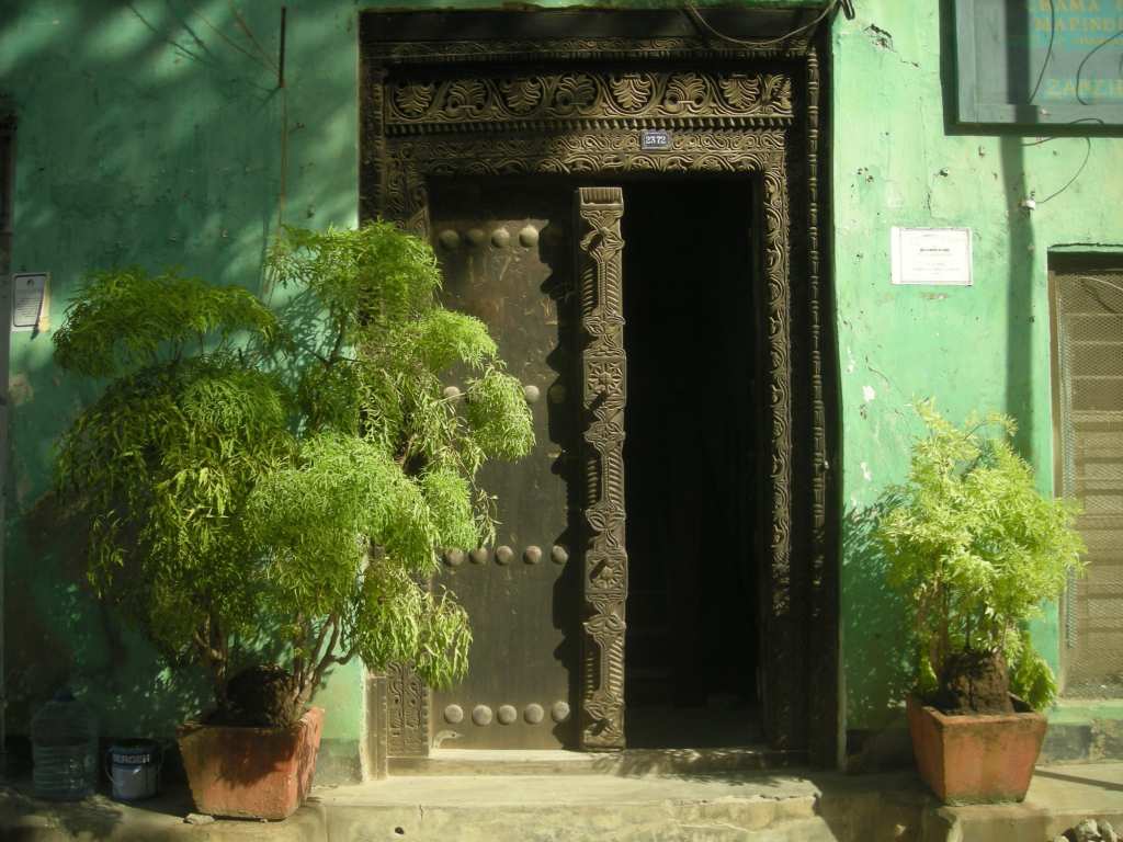 carved doors of Stone town