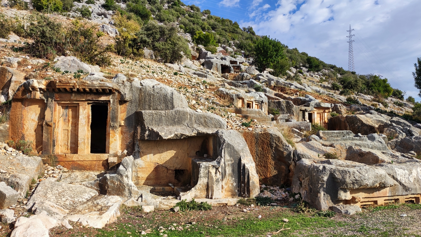 Lycian rock tombs