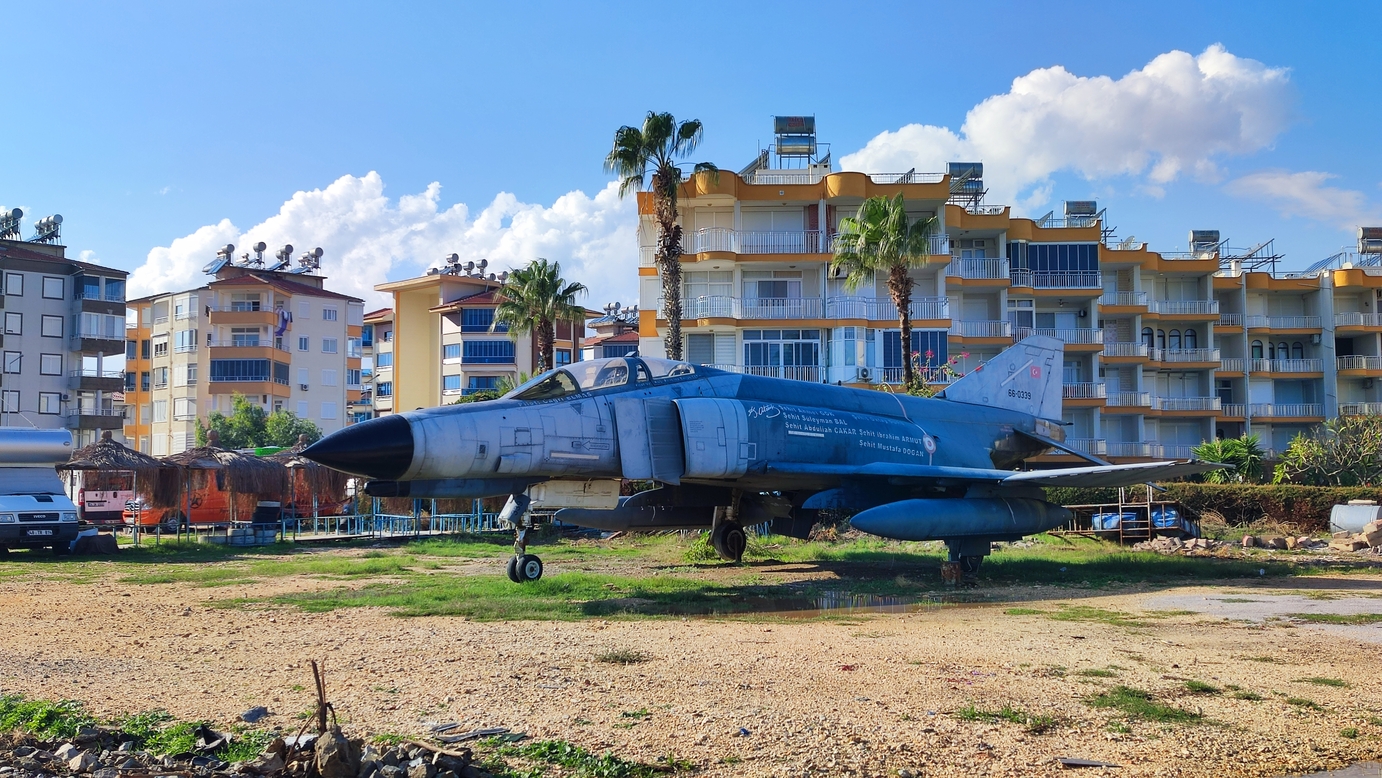 Russian warplane in Anamur