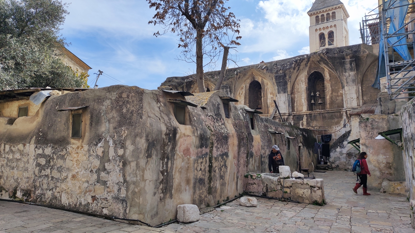 Behind the Church of the Holy Sepulchre