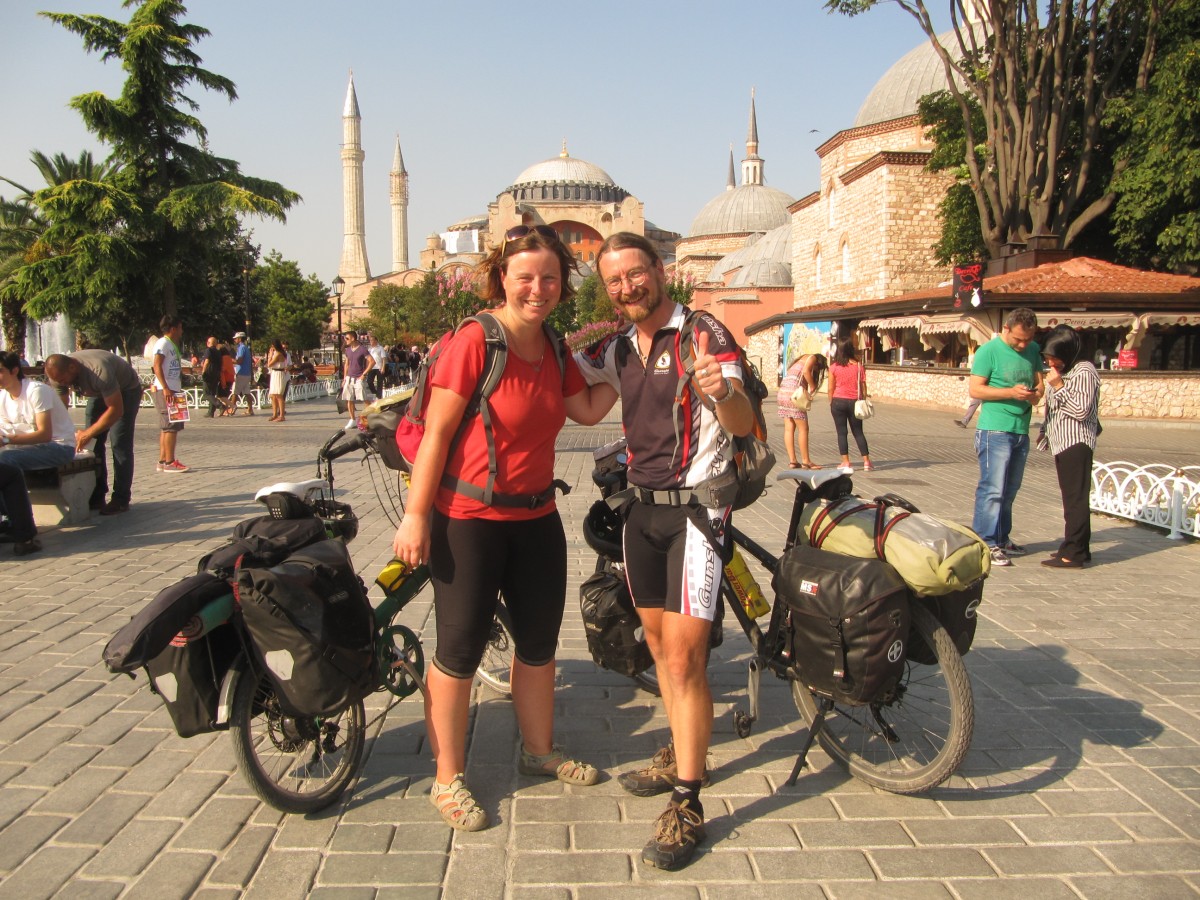 In Front of Hagia Sophia In Front of Hagia Sophia