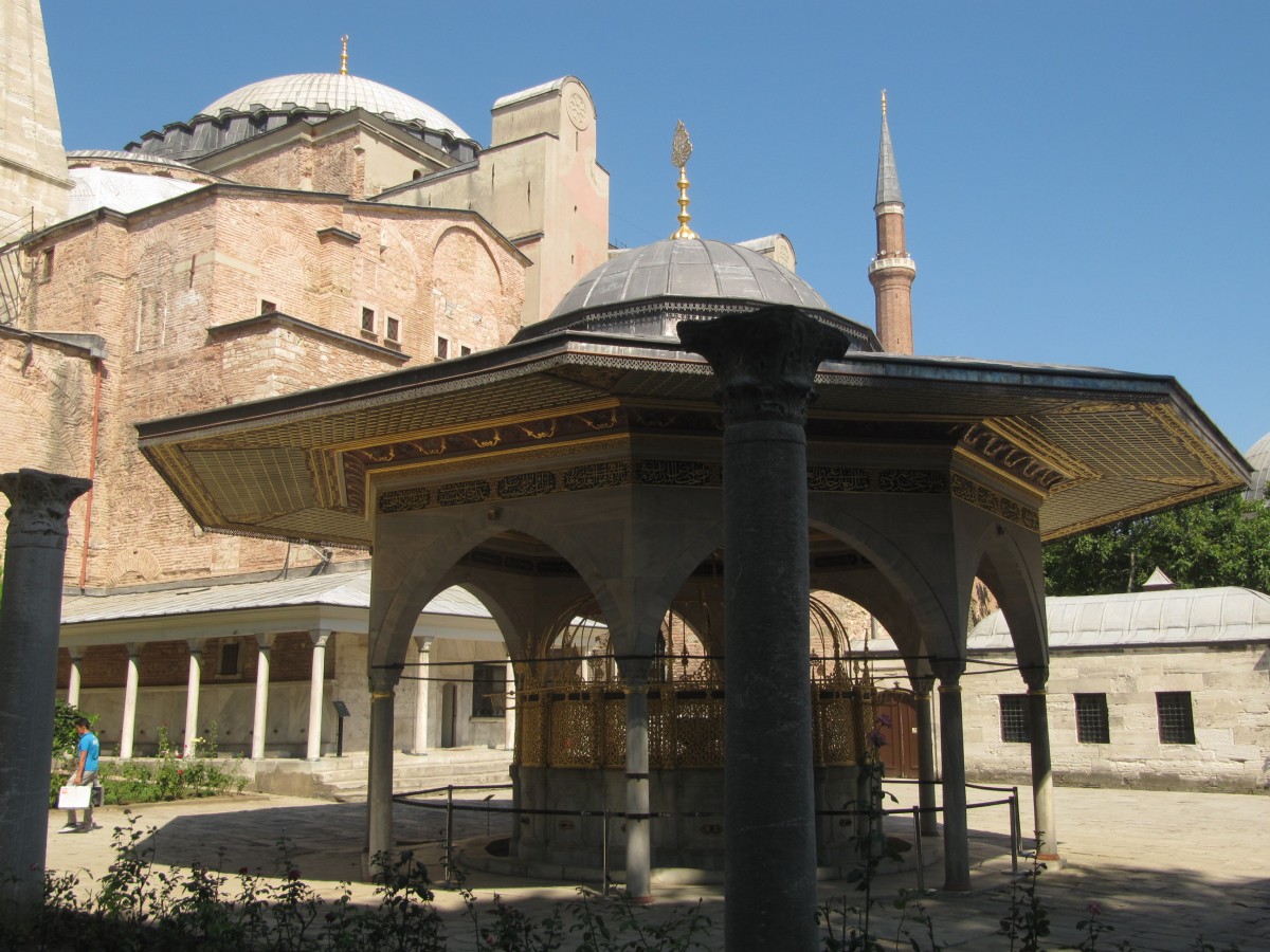 Outside the Hagia Sophia Outside the Hagia Sophia